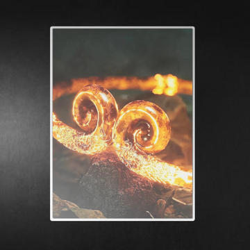 Black Myth Wukong's Golden Hoop Metal Poster