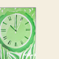 Detailed poster of Green clock drawing