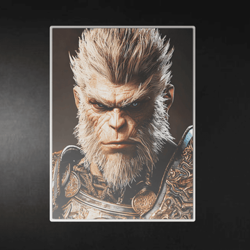 Black Myth Monkey King Portrait Metal Poster