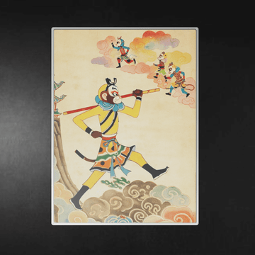 Wukong Monkey King Retro Metal Poster