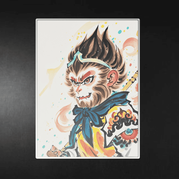 Monkey King Portrait Colorful Colors Metal Print