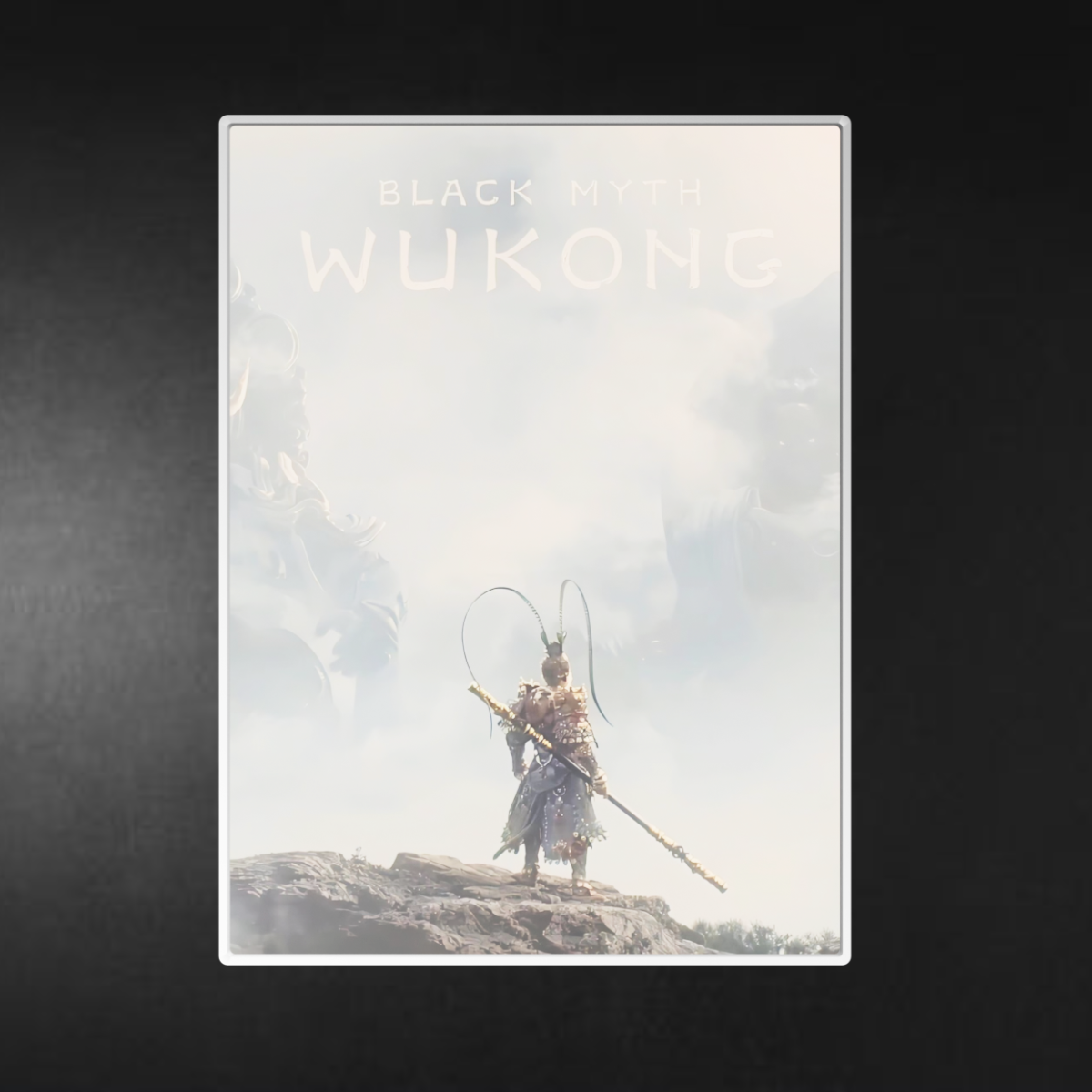 Monkey King's Back Black Myth Wukong Poster