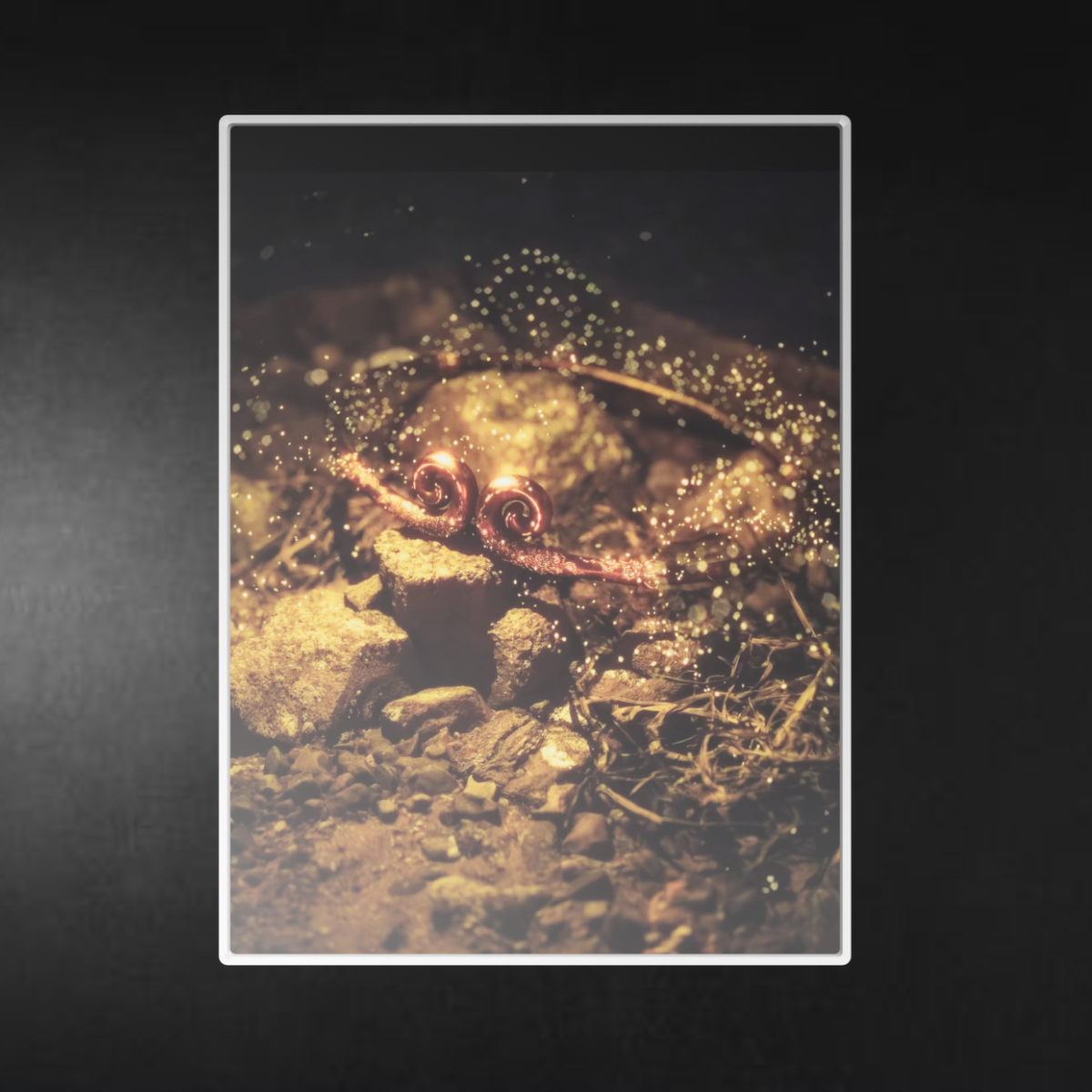 Brown Sun Wukong Headband Metal Poster